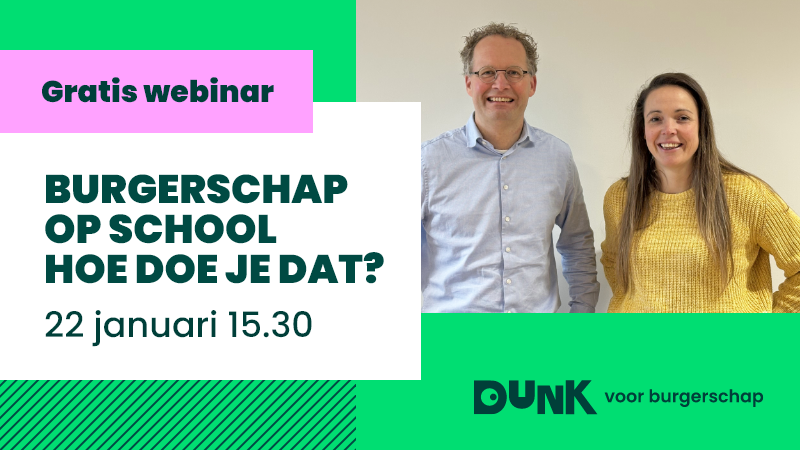 Webinar Burgerschap op school - met Dunk