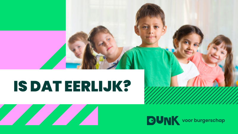 Nieuw thema Dunk burgerschapslessen: Gelijkwaardigheid