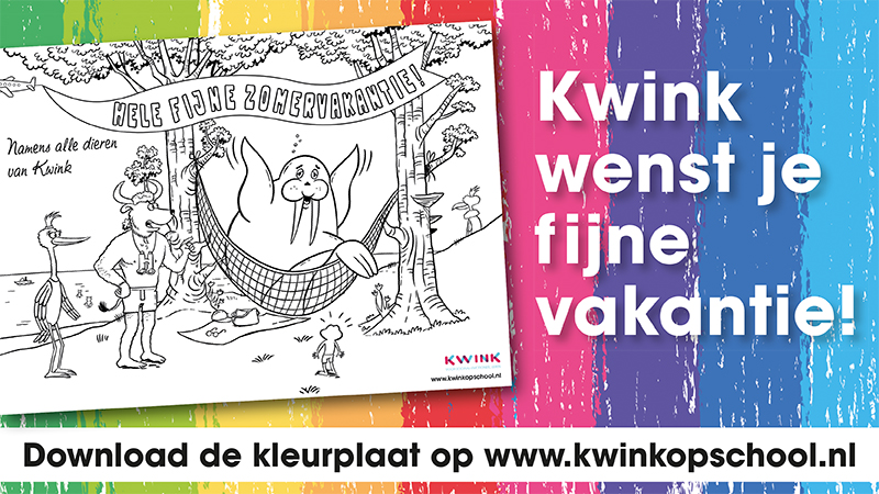 Kwink wenst je een fijne vakantie