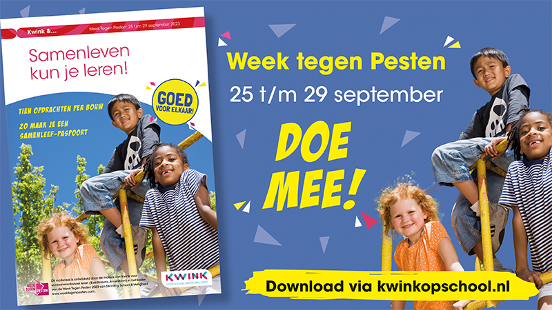 Week tegen pesten 25 - 29 september 2023