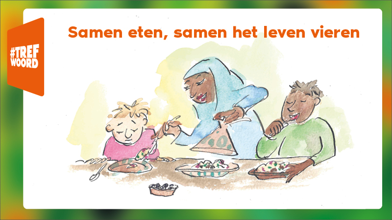 Samen eten, samen het leven vieren