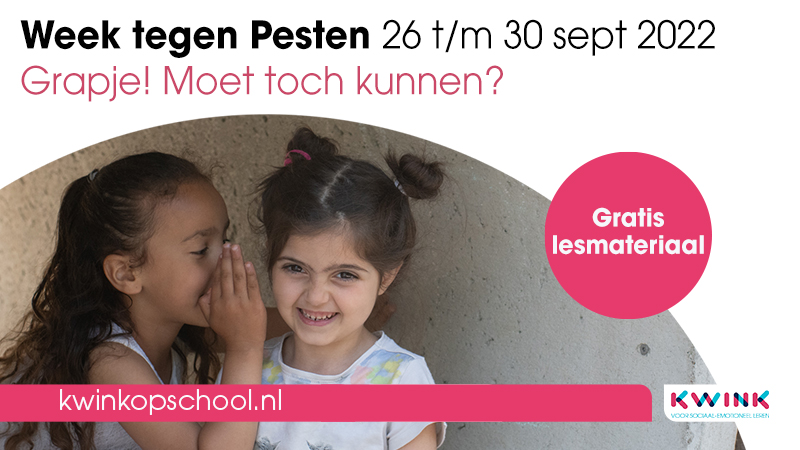 Week tegen pesten 26 - 30 september 2022