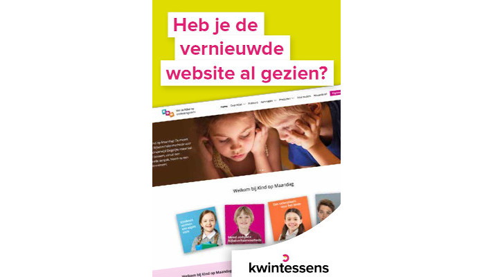 Nieuwe site voor Kind op Maandag