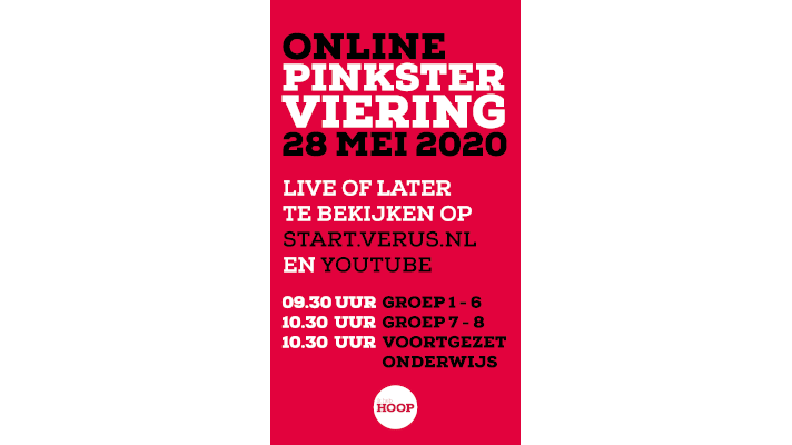 28 mei Online pinksterviering