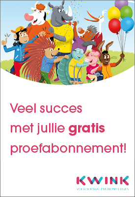 Kwink proefabonnees: heel veel succes!