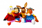 Kwink handpoppen set van 4
